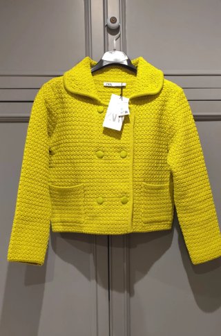 Chaqueta Zara Pistacho Talla S
