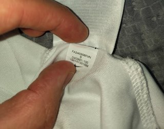 Canotta Nike palestra bianca taglia S