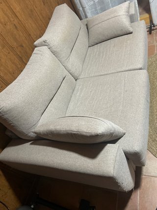 Sofá Cama Italiano Gris Tela