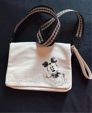 Bolso Desigual Mickey Mouse Blanco Edición Limitad