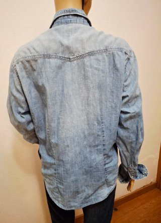 Camisa vaquera Wrangler azul