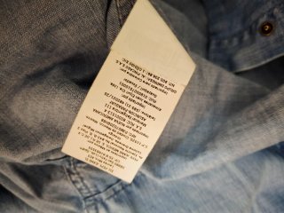 Camisa vaquera Wrangler azul