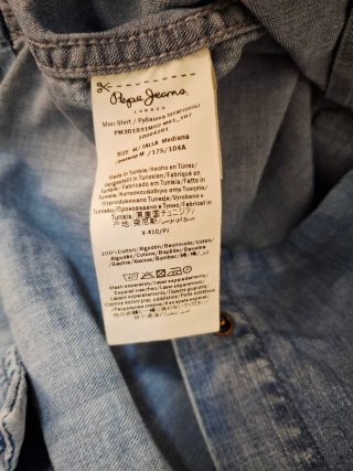 Camisa vaquera Wrangler azul