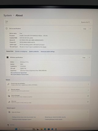 Mini PC Minisforum N34 - Windows 11 Pro