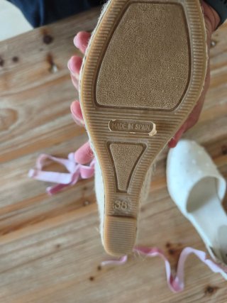 Alpargatas / Cuñas Lisa López (Talla 38)