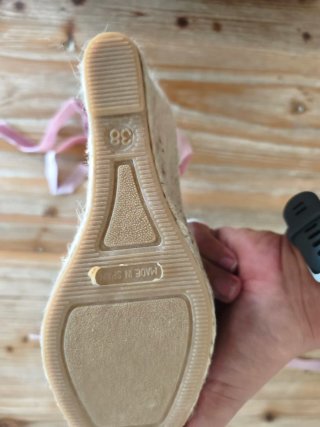 Alpargatas / Cuñas Lisa López (Talla 38)