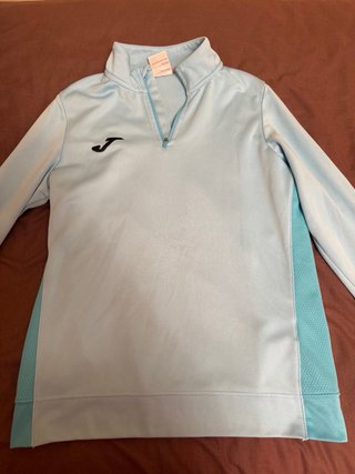 2 Sudaderas Joma Media Cremallera rosa y azul.