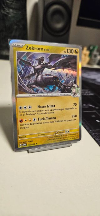 Carta Pokémon Zekrom de N 155/217