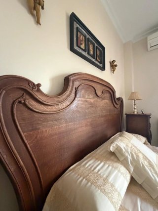 Dormitorio matrimonio antiguo madera