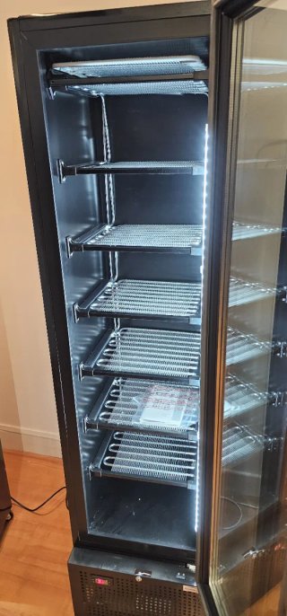 Congelador Vertical Puerta Cristal