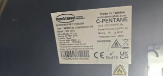Congelador Vertical Puerta Cristal