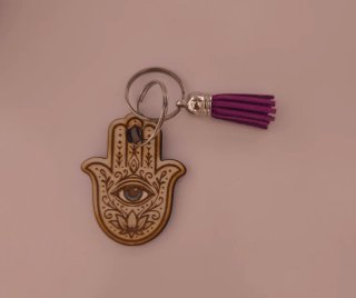 Llavero Mano de Fátima Ojo