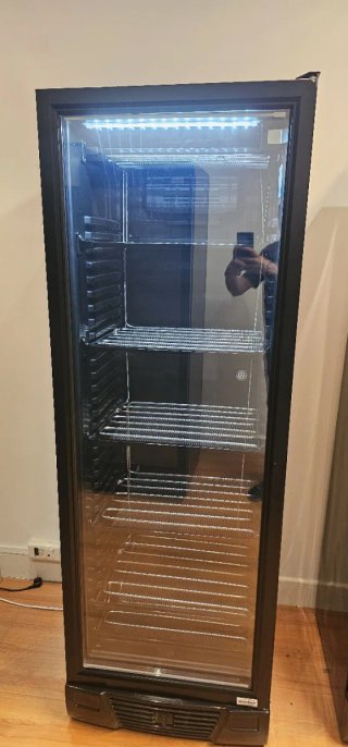 Congelador Vertical Puerta Cristal