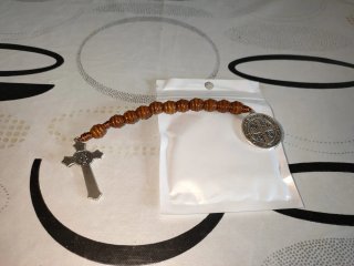 Mini Rosario Croce San Benedetto Protezione Fede