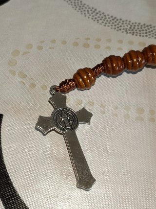 Mini Rosario Croce San Benedetto Protezione Fede