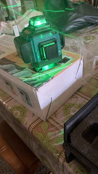 Nivel Láser 360° Verde STSON ETP