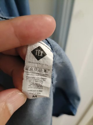 Camisa vaquera fina Talla M
