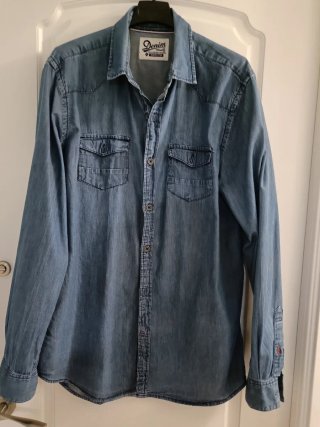 Camisa vaquera fina Talla M