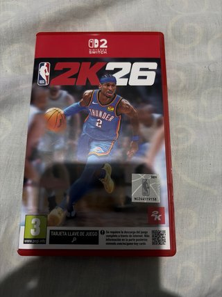 Nintendo Switch + Estuche + NBA 2K26 + Overcooked