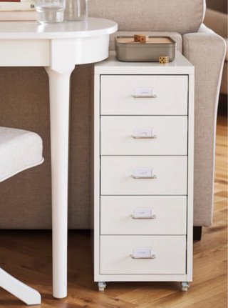 Cajonera Metálica Blanca Ikea Helmer