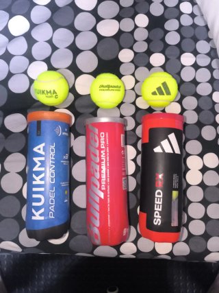 Pack 3 botes pelotas pádel
