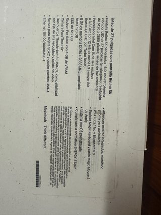 iMac 27 2020 512GB 5K