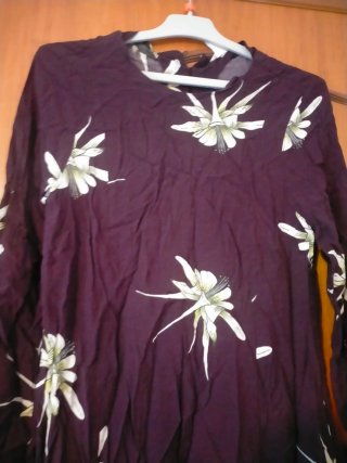 Abito H&M marrone Floreale