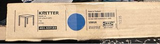 Mesa de madera Ikea azul