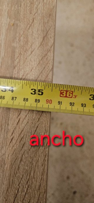 Mesa extensible madera color beige/marrón