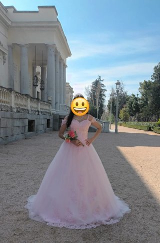Vestido de Quinceañera Rosa