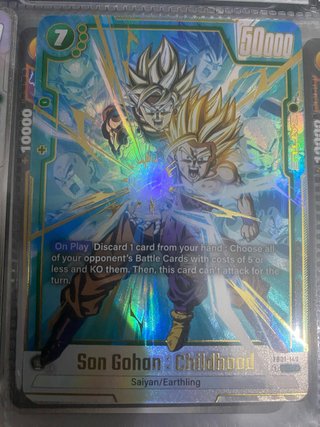 Carta Dragon Ball Son Gohan: Childhood FB01-140