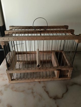 Jaula Reclamo Jilgueros Madera
