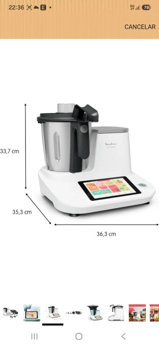 Robot Cocina Moulinex Click & Cook