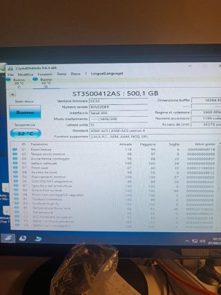 2 hard disk 3,5 da 500gb testati.