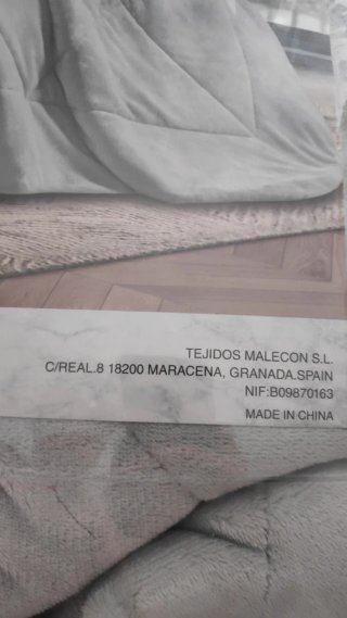 Juego Edredón Home Decor Gris