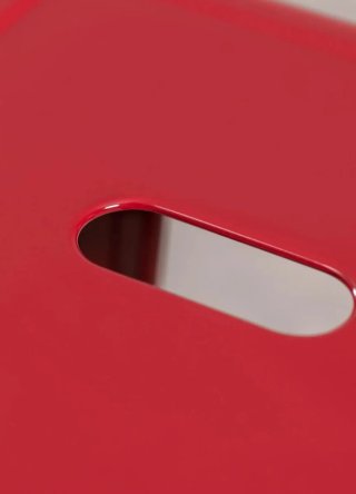 Banquetas altas metálicas rojas (2 unidades)