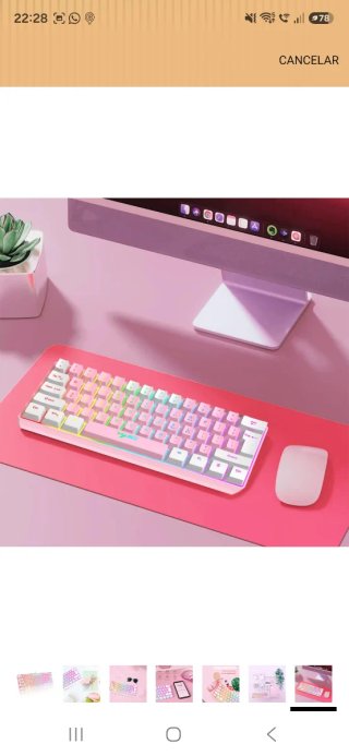 Teclado RGB Cableado