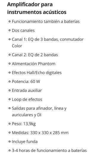 AER Compact Mobile 2 Amplificador Acústico Pro