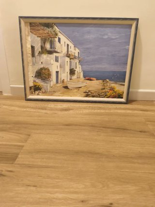 Cuadro Ibiza Mar Blanco