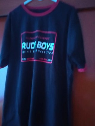Camiseta RUDE BOYS Negra Manga Corta