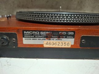 Micro Seiki DD35 para restaurar o piezas