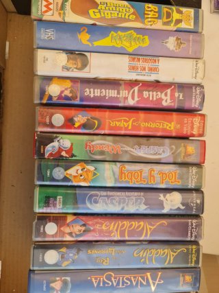 Lote Películas Disney VHS (Español)