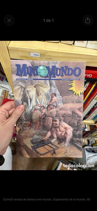 Comic3 revista de tebeos mini mundo. Suplemento de