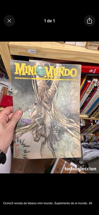 Comic3 revista de tebeos mini mundo. Suplemento de