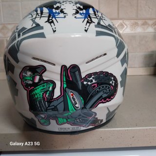 Casco Moto Cross SHIRO Verde/Negro