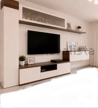 * URGE* Muebles y vitrina madera y cristal