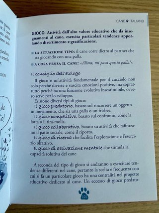 Dizionario bilingue italiano-cane e cane-italiano