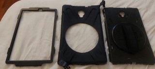 Samsung TAB A T590 10.5 Negra y funda.