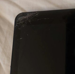 Samsung TAB A T590 10.5 Negra y funda.