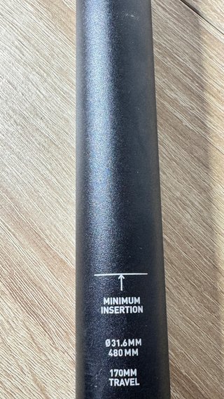 Tija SRAM RockShox Reverb AXS 31.6x170mm completa